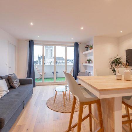 Appt Premium Centre Chateau Terrasse 2 Chambres 6P Vue Exceptionnelle Caen Buitenkant foto
