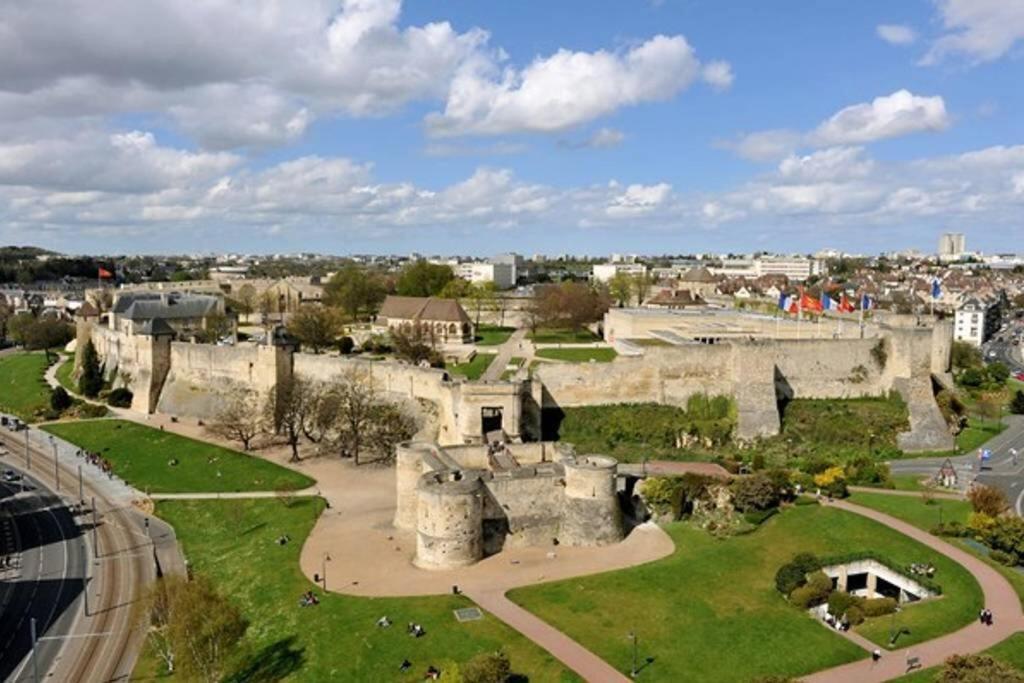 Appt Premium Centre Chateau Terrasse 2 Chambres 6P Vue Exceptionnelle Caen Buitenkant foto