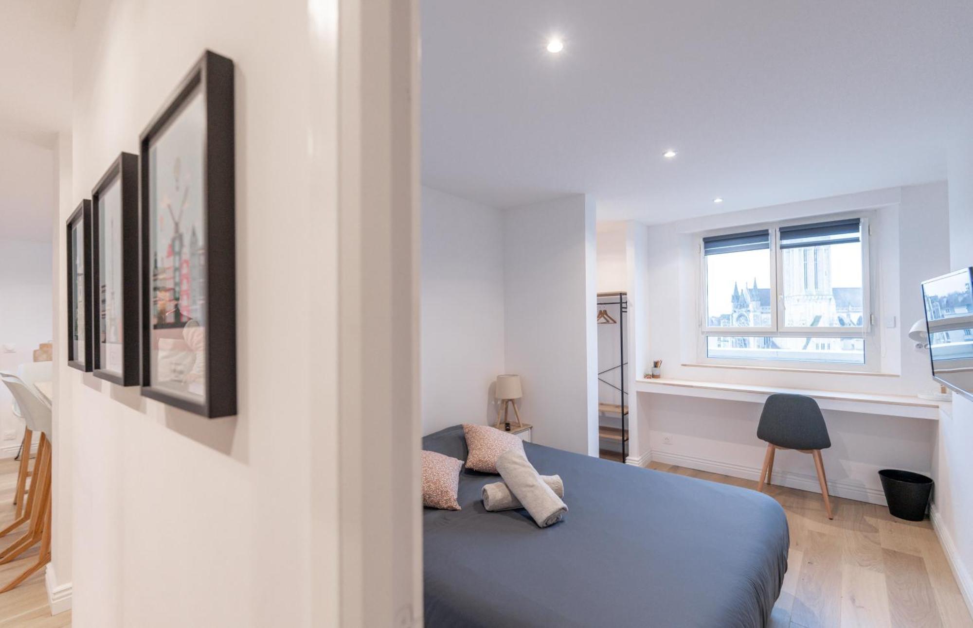 Appt Premium Centre Chateau Terrasse 2 Chambres 6P Vue Exceptionnelle Caen Buitenkant foto