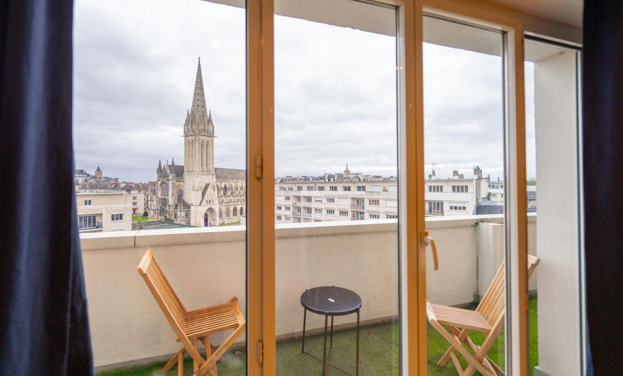 Appt Premium Centre Chateau Terrasse 2 Chambres 6P Vue Exceptionnelle Caen Buitenkant foto
